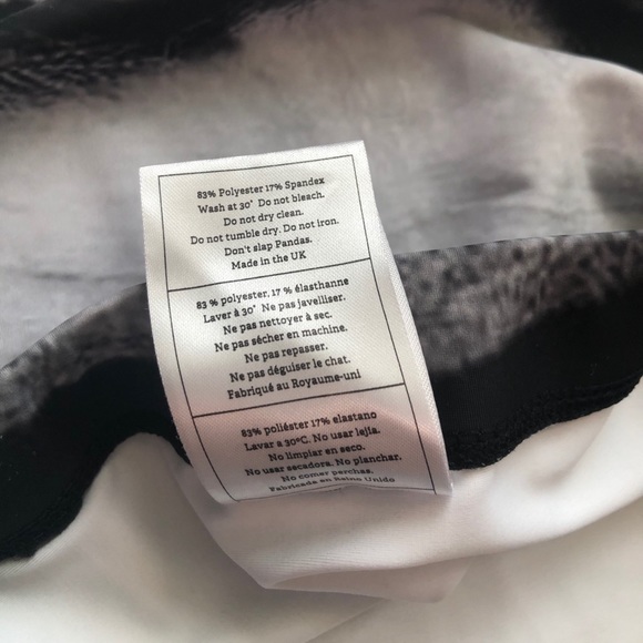 Redbubble Phil Collins Head graphic Mini Skirt in mixed black and white Medium - Picture 4 of 8